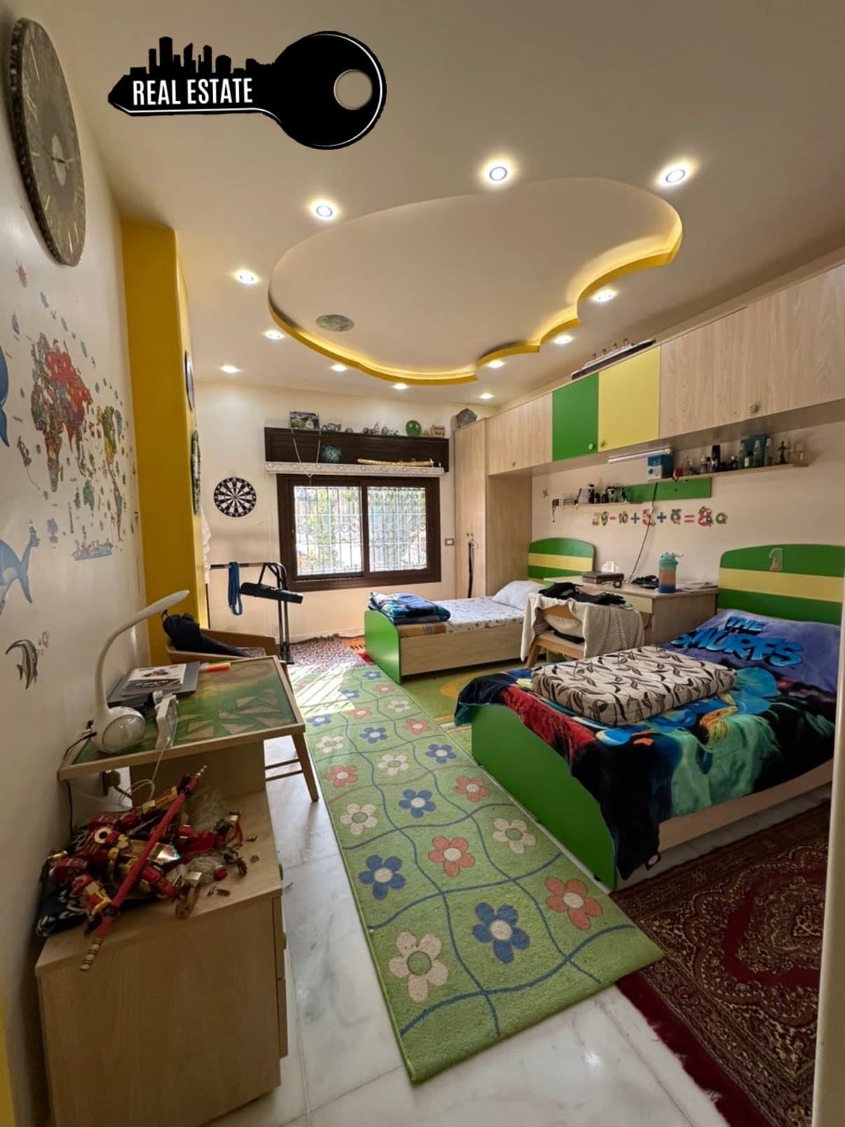 شقة 3 غرف 2 صالات 195م² طابق 1 للبيع